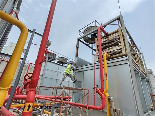 冷卻塔漂水處理方法,開式冷卻塔水處理